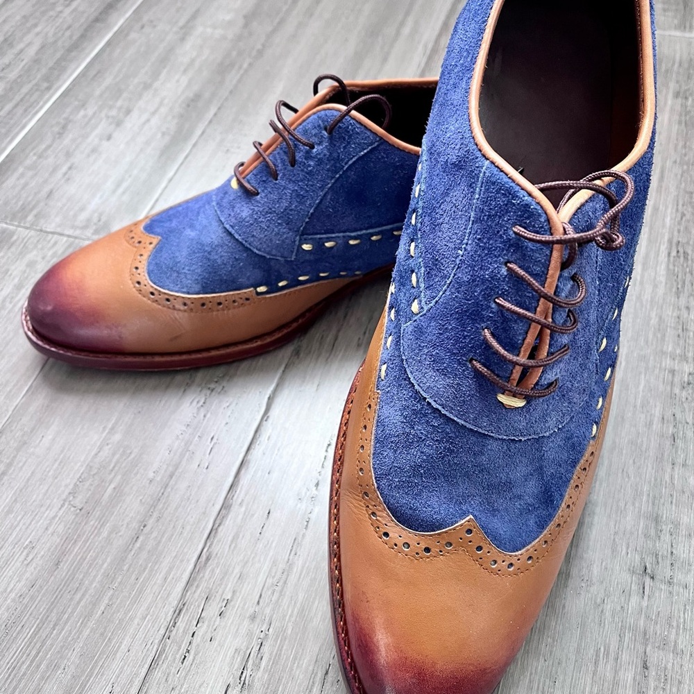 Curvento Genuine Leather Suede Men’s Dress Shoes